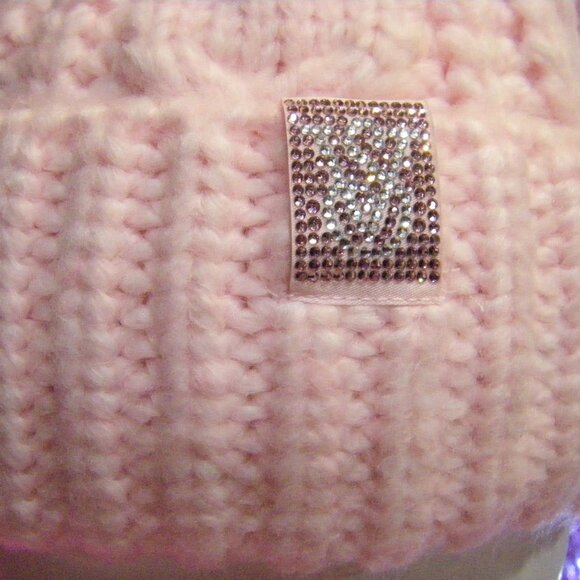 Victoria's Secret Cozy Cable-Knit Pom Beanie Ballerina Pink NWT - Picture 5 of 15